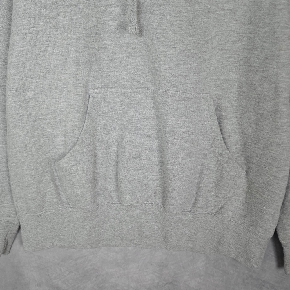 Quiksilver Hoodie Mens Large Gray Pullover Surf Graphic Logo Skate Streetwear - Picture 8 of 16